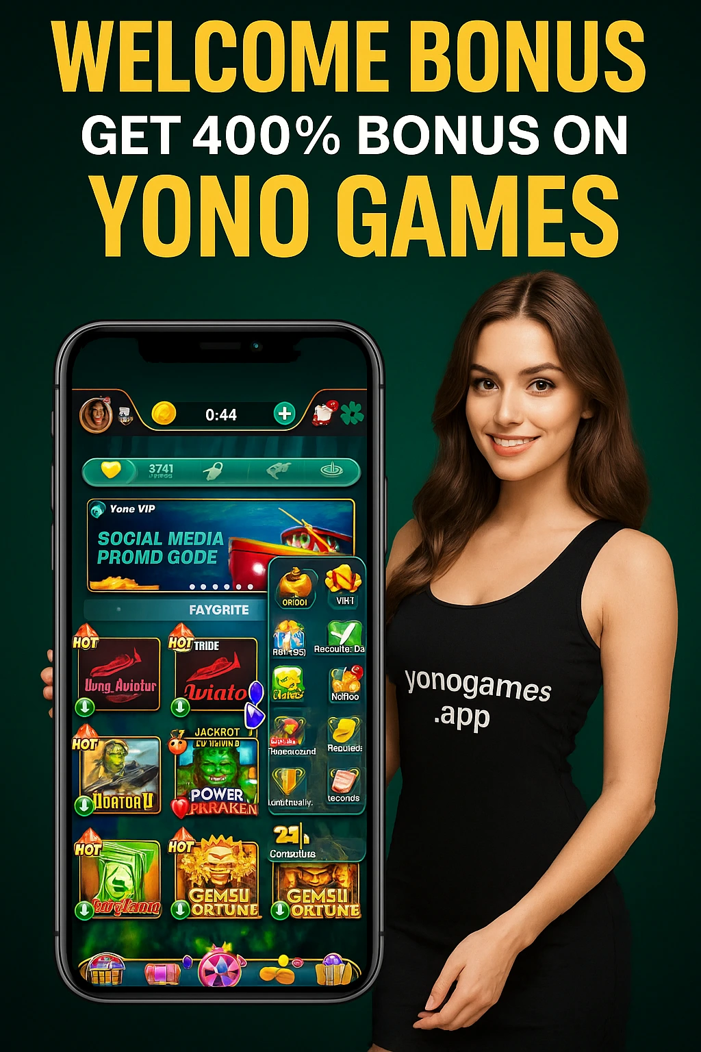 Yono Games 400% Bonus